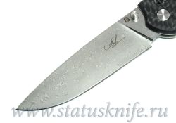 Нож Чебуркова Скаут Дамаск Карбонфотография - 2