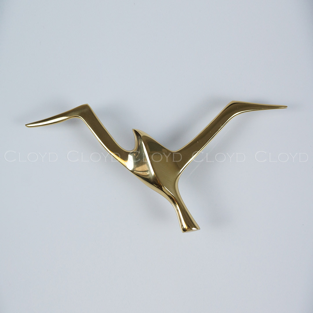 Декор настенный Cloyd арт.50157 / шир. 17 см - латунь / серия 1634