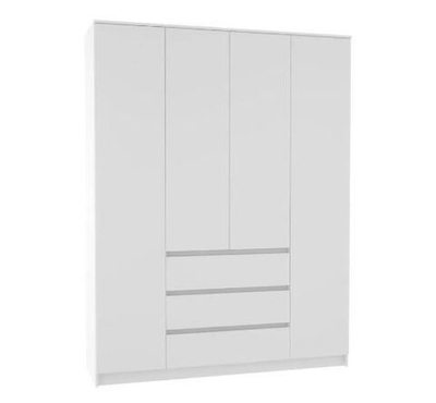 Шкаф МОРИ 1600.1 (ш1604*г478*в2100мм), ЛДСП белый