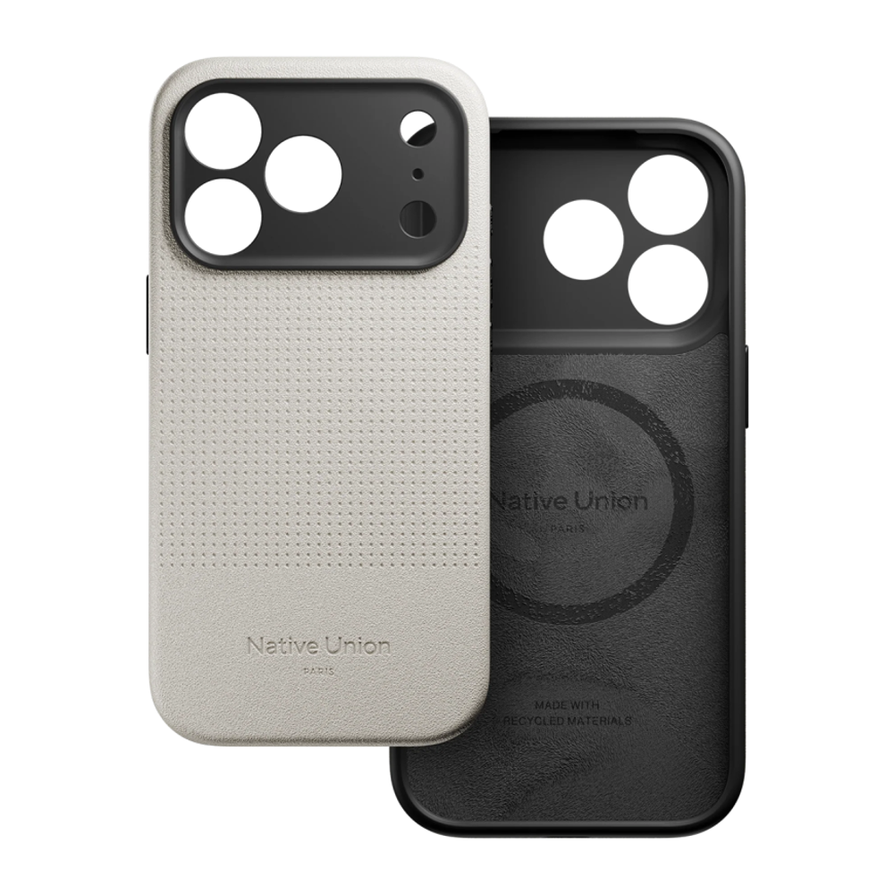 Кожаный чехол MagSafe Native Union Active Case для iPhone 17 Pro Текстурированный гибридный чехол из экокожи с защитой камеры, повышенным уровнем защиты при падении и сенсорной накладкой для Контроллера камеры