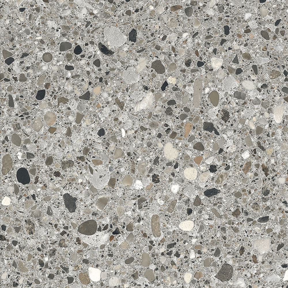 Cementmix Крупный Терраццо Темный Серый
