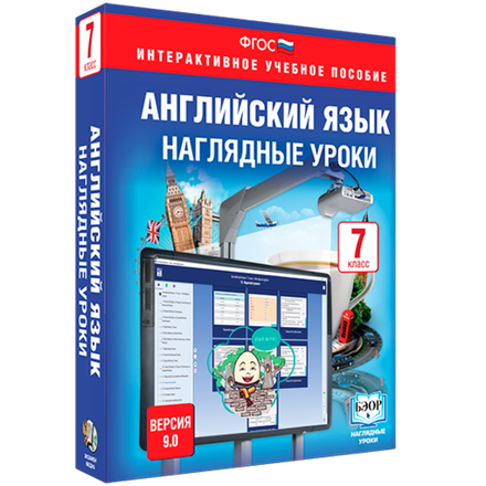 Интерактивное учебное пособие "Английский язык 7 кл. Наглядные уроки"