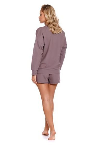 Коротенькие шорты с карманами (Размер: L) (Цвет: кофейный)