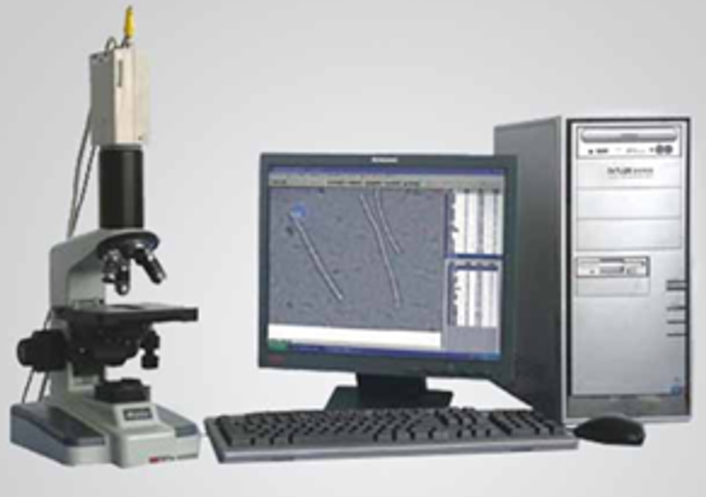 Optical fiber diameter analyzer AATCC 20A