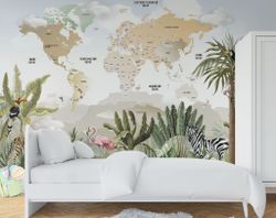 фотообои карта мира