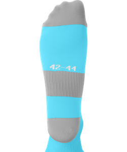 УЦЕНКА Гетры футбольные Essential JA-006, бирюзовый/серый