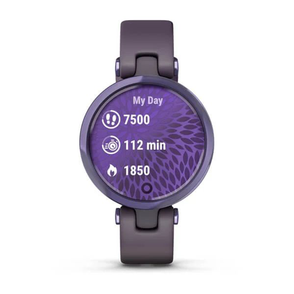 Умные часы Garmin Lily безель цвета полночная орхидея, корпус темная орхидея и силиконовый ремешок
