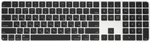 Клавиатура Apple Magic Keyboard Touch ID Numeric Keypad USB-C, белый, чёрный