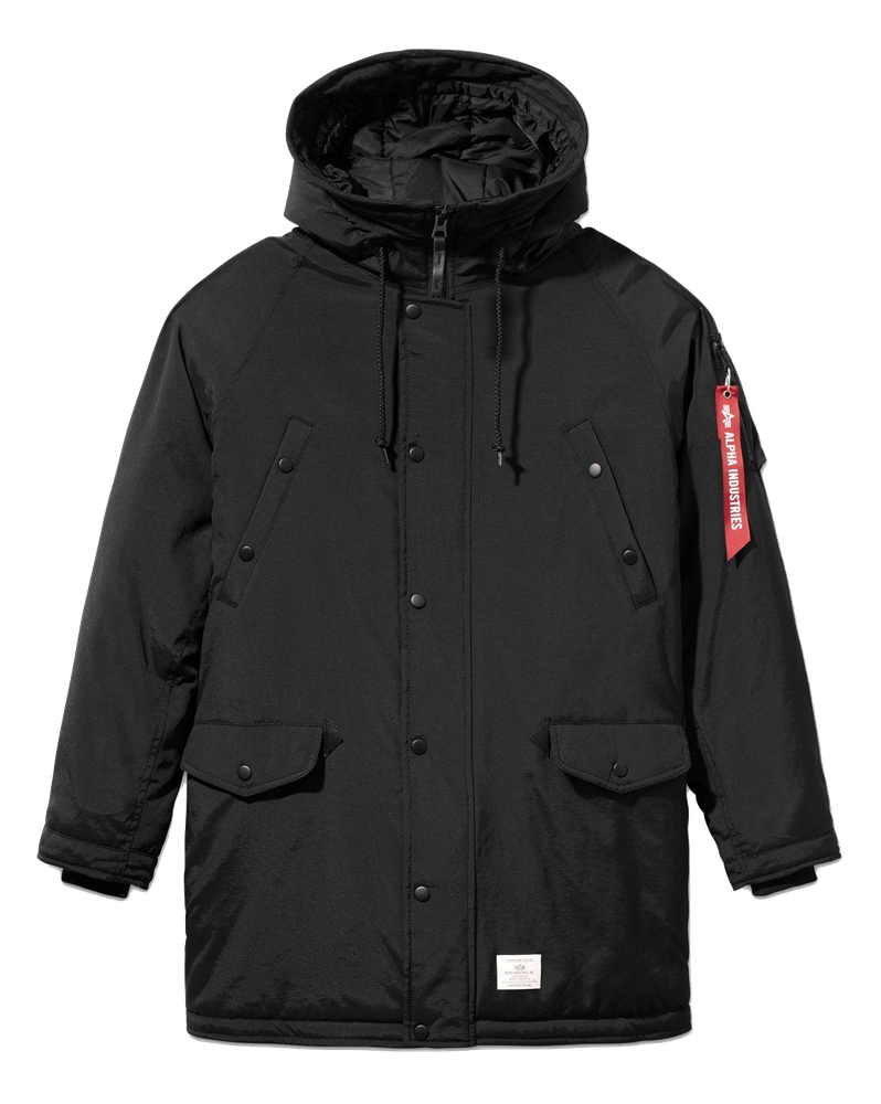 Парка Alpha Industries N-3B Altitude Mod Parka Чёрная