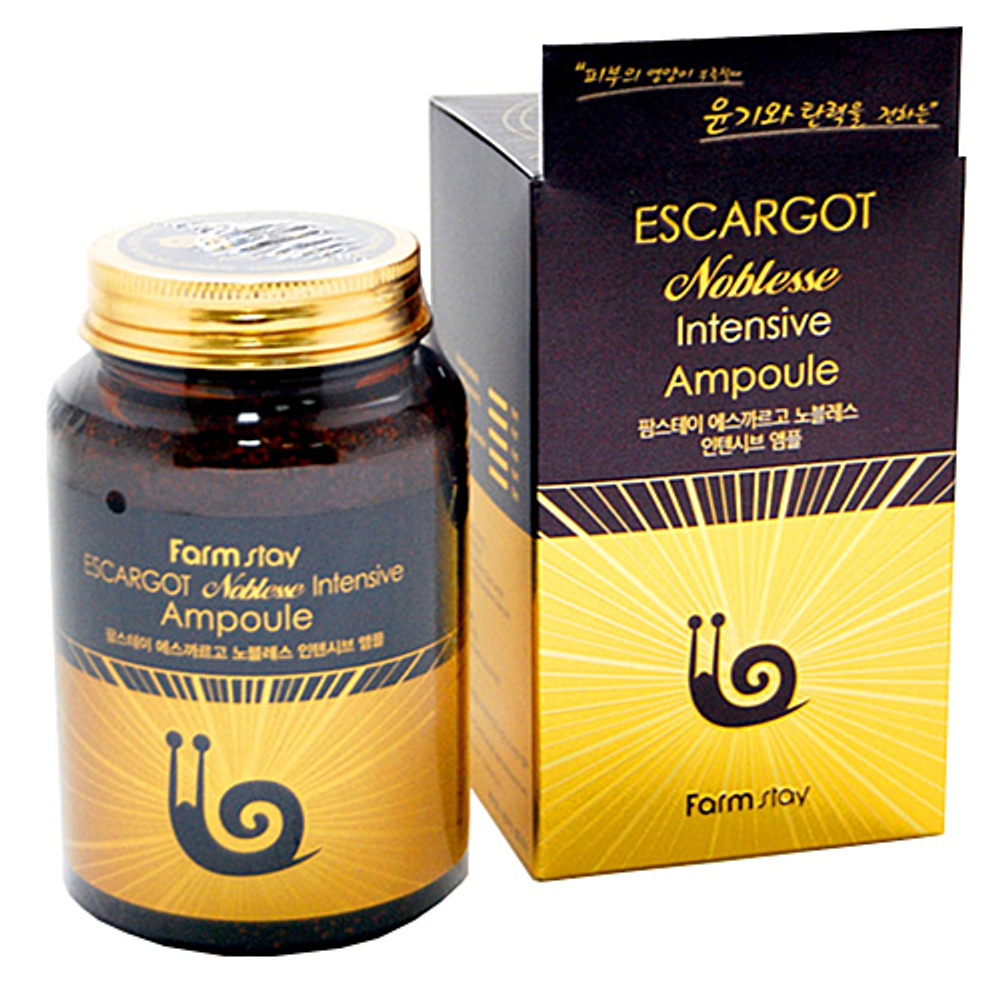 [Farm Stay] Escargot noblesse intensive ampoule - Средство многофункциональное с улиткой, 250 мл