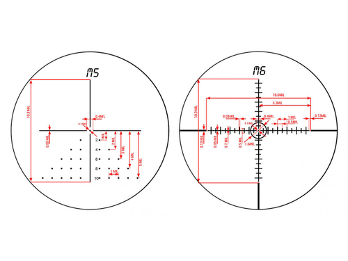 Прицел Konuspro EL-30 4-16x44, 10 сменныx прицельныx сеток