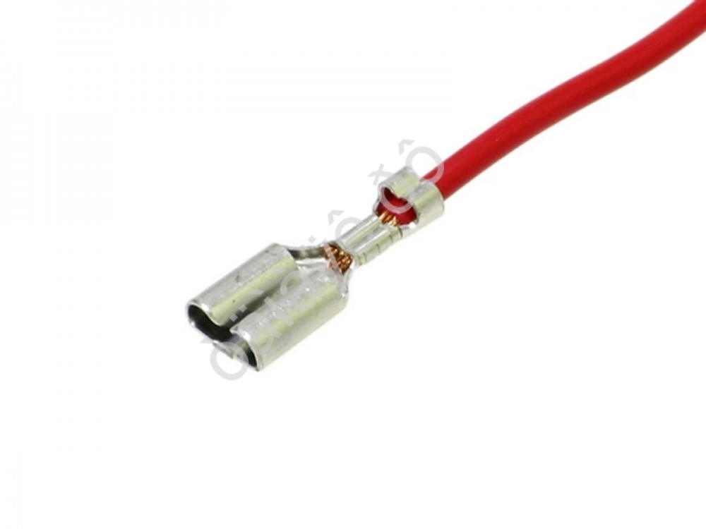 Клемма Мама 2101-07    6,3 стандарт Латунь (луженая) монтажн ус и Провод Маяк МГУП-63-Черн AVY-0073