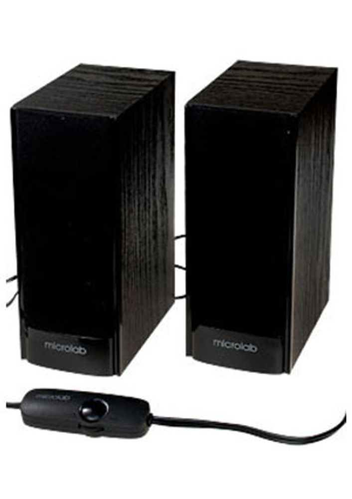 Microlab B-56 2.0 black 2Вт RMS Колонки