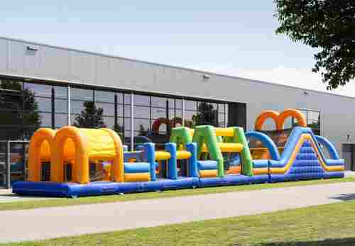 Надувная полоса препятствий  для тимбилдинга «Арена», 27×3×4 м