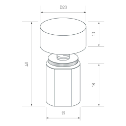 Диммер SR-NAVE-R24-BK (12-24V, 48-96W, M-FC) (Arlight, IP65 Пластик, 2 года) 046144