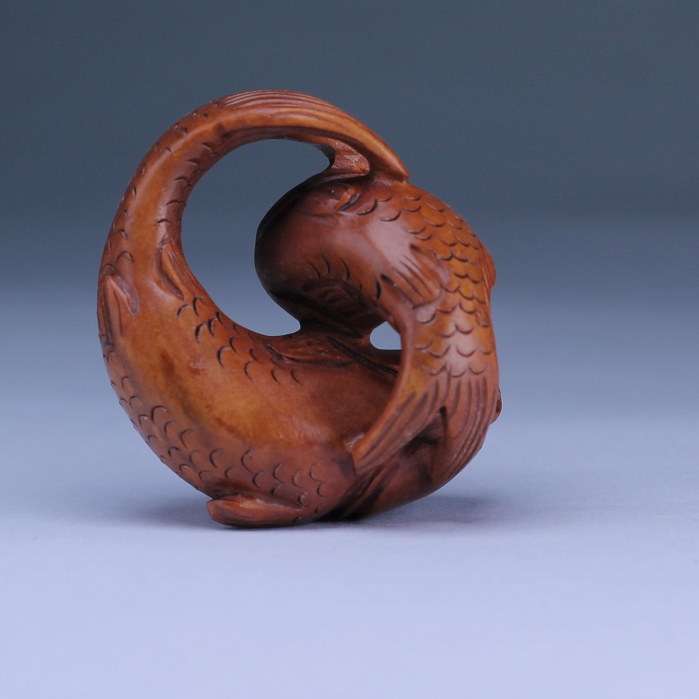 Нэцкэ Два карпа (Инь и Янь)