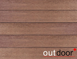 Доска ДПК Outdoor 115*22*4000 мм. STORM BROWN коричневая микс