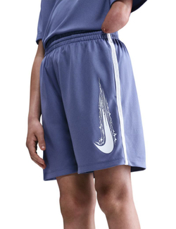 Шорты для мальчика теннисные Nike Boys Dri-FIT Multi - world indigo/white