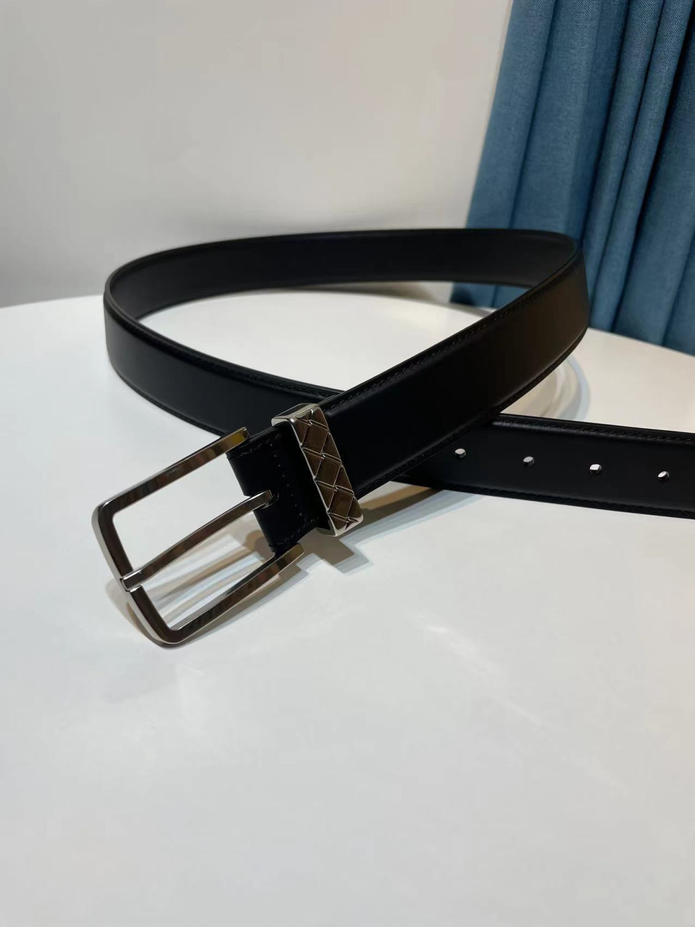 Ремень из мягкой итальянской телячьей кожи