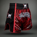 Шорты Venum Wolf Atak Muay Thai Shorts black/red