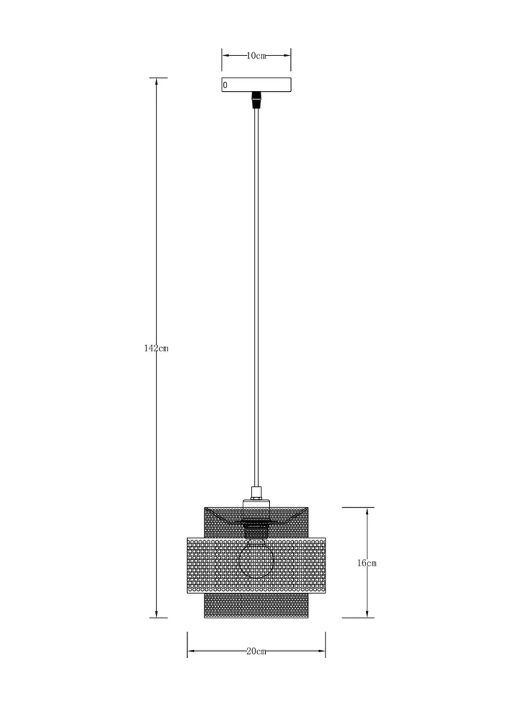 Подвесной светильник Arte Lamp GRID