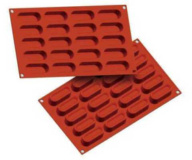 Форма силиконовая P.L. Proff Cuisine "Савоярди" 20 ячеек 60*25 мм, h 23 мм (30*17,5 см)