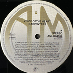 Carpenters ‎– Voice Of The Heart (Голландия 1983г.)