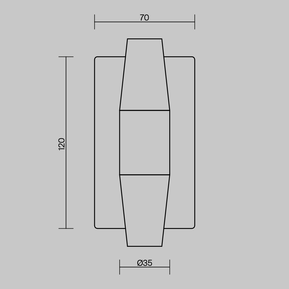 Настенный светильник (бра) Maytoni MOD401WL-L6BS3K