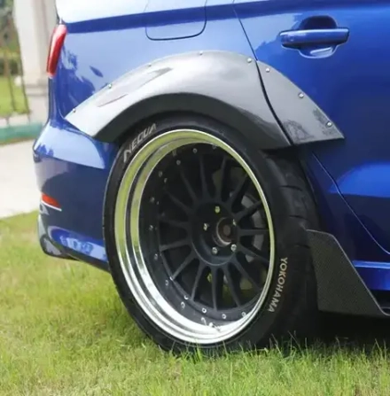 Карбоновые расширители арок для AUDI S3 A3 2013 - 2016 Ауди аэродинамический обвес