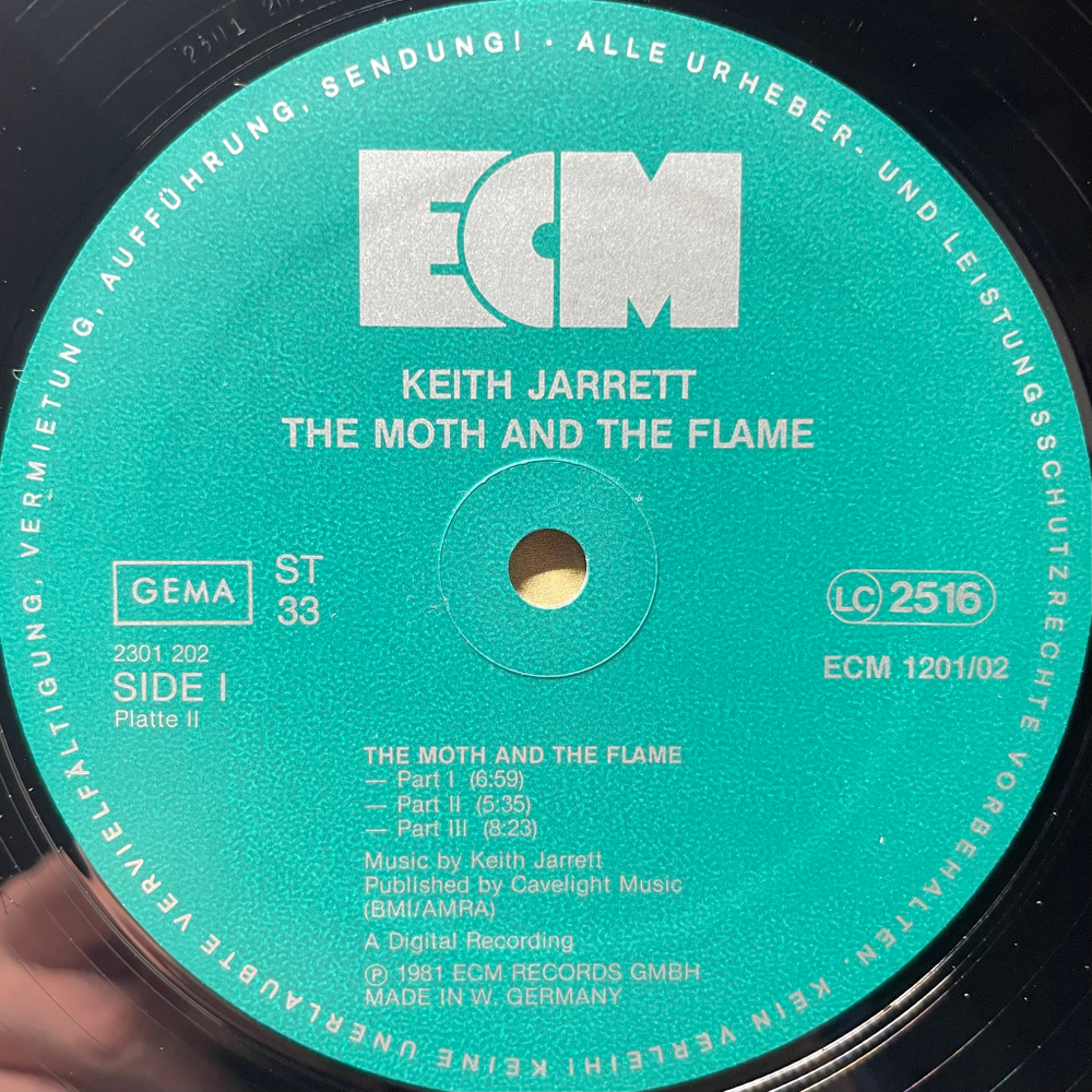 Keith Jarrett ‎– Invocations / The Moth And The Flame 2LP (Германия 1981г.) ECM
