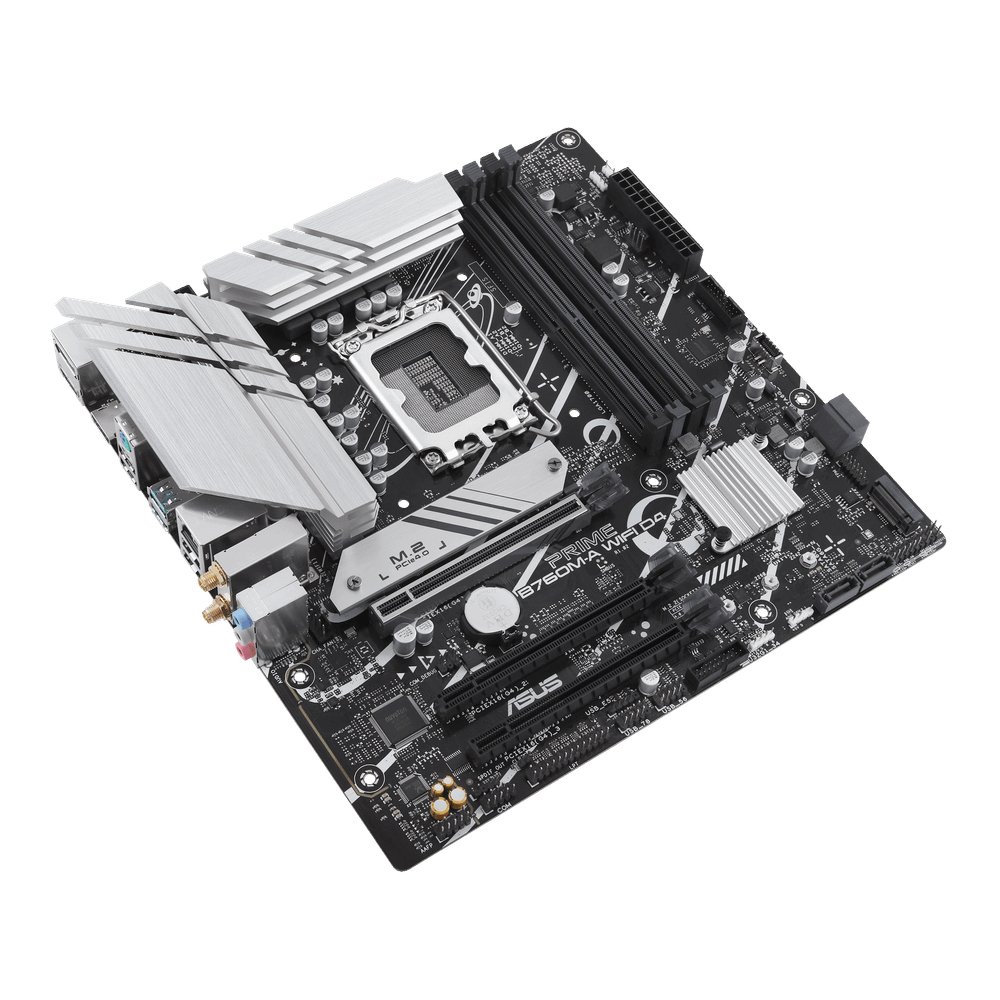 Материнская плата ASUS PRIME B760M-A WIFI D4, LGA1700 4xDDR4 4xSATA3 2xM.2 RAID 2xHDMI DP mATX