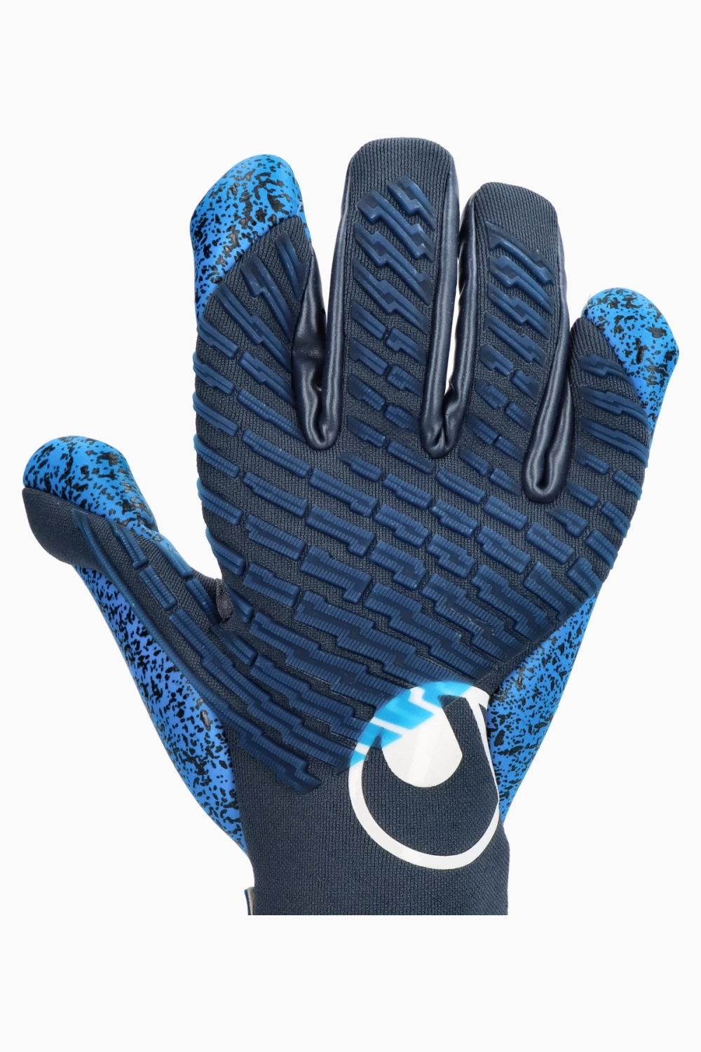 Вратарские перчатки Uhlsport Fangmaschine Aquagrip HN - синий