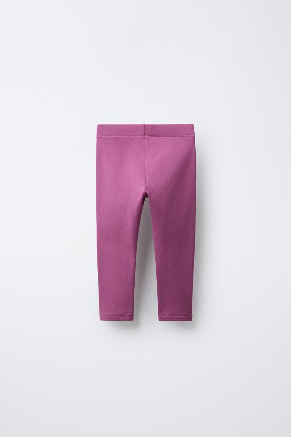 ZARA НАБОР ИЗ ДВУХ БАЗОВЫХ ЛЕГИНСОВ, РОЗОВЫЙ/ЛИЛОВЫЙ