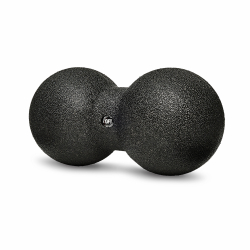 Шар массажный сдвоенный 24 х 12 см черный