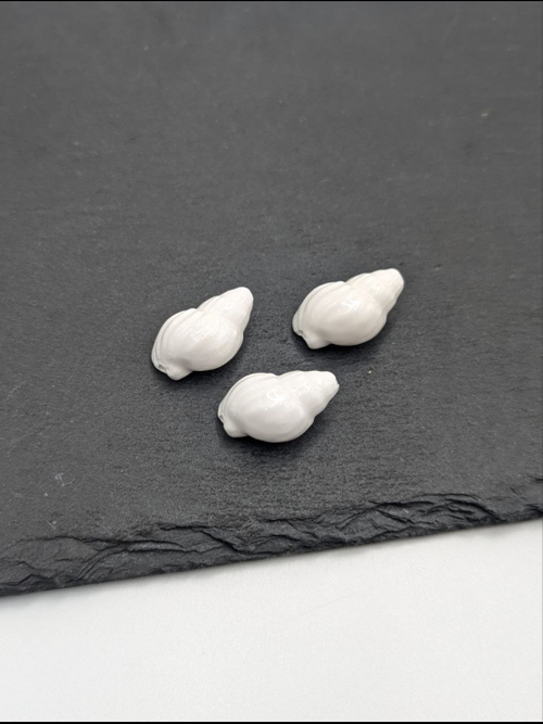 Ракушка керамика, белый, 1шт