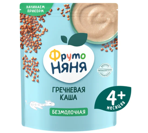 КАША ФРУТОНЯНЯ БЕЗМОЛОЧНАЯ ГРЕЧНЕВАЯ 200ГР