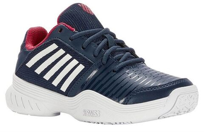 детские Кроссовки теннисные K-Swiss Court Express Omni - blue opal/white/lollipop