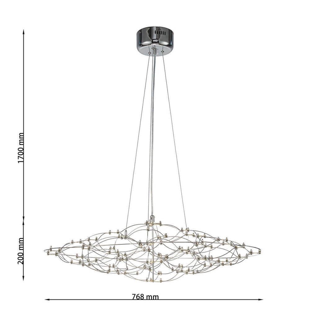 Подвесная светодиодная люстра Favourite Thinner 4305-8P