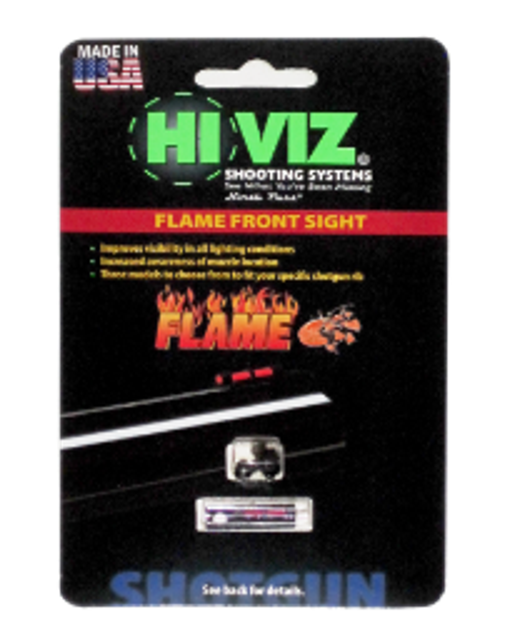 HiViz мушка Flame Sight красная