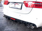 Карбоновый диффузор заднего бампера для Jaguar XE 2015-2019 Ягуар