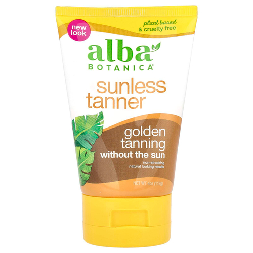Alba Botanica, Средство для загара Sunless, 113 г (4 унции)