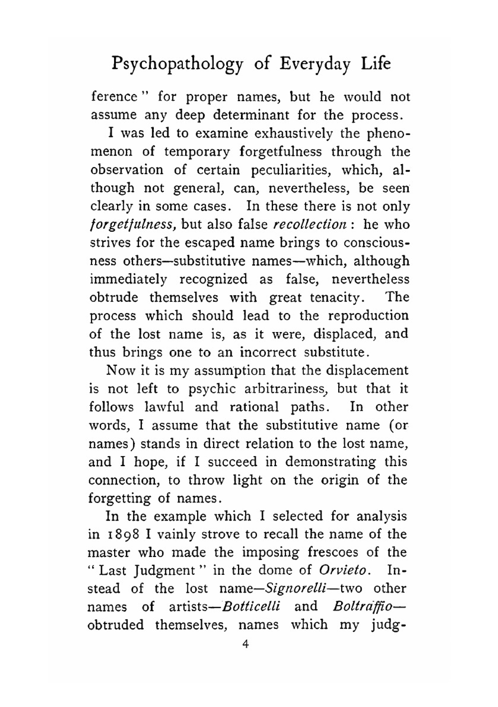 Psychopathology of everyday life | Sigmund Freud