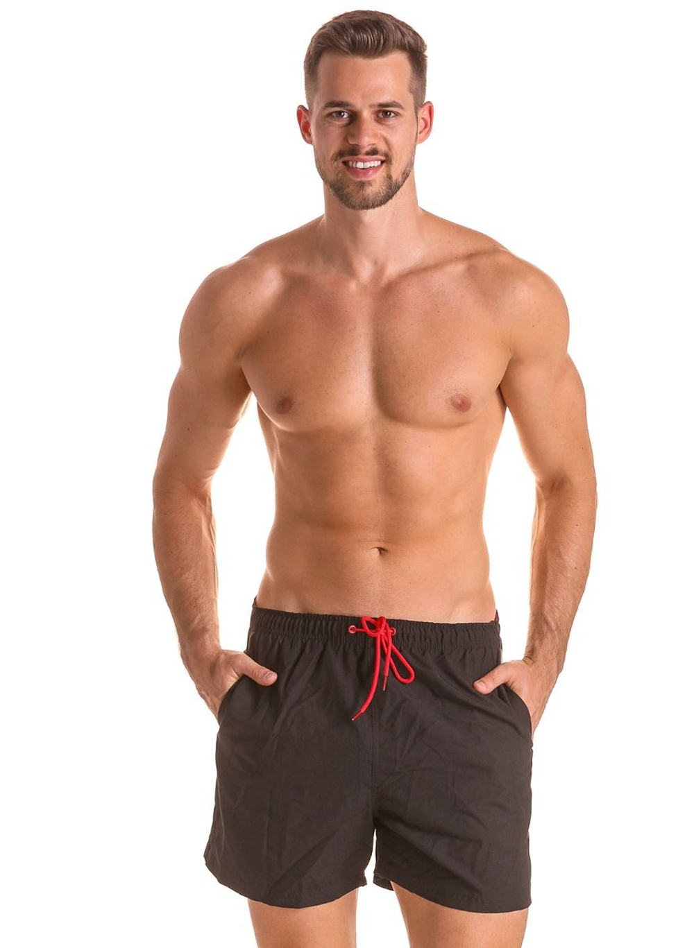 Мужские шорты для плавания и пляжного отдыха (Размер: 5X) (Цвет: темно-синий)