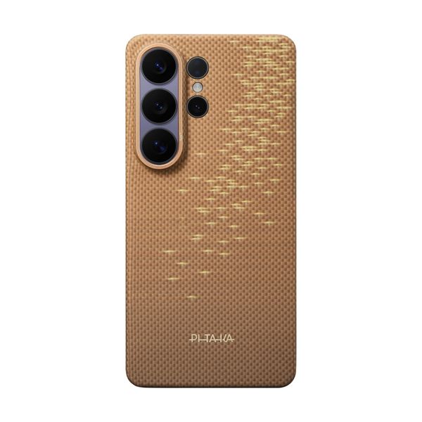 Чехол Pitaka Edge Case для Samsung S26 Ultra, Золотой блик | Golden Glint