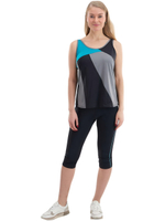 Топ бюстгальтер спортивный для фиксации экзопротезов после мастэктомии, р. M Amoena