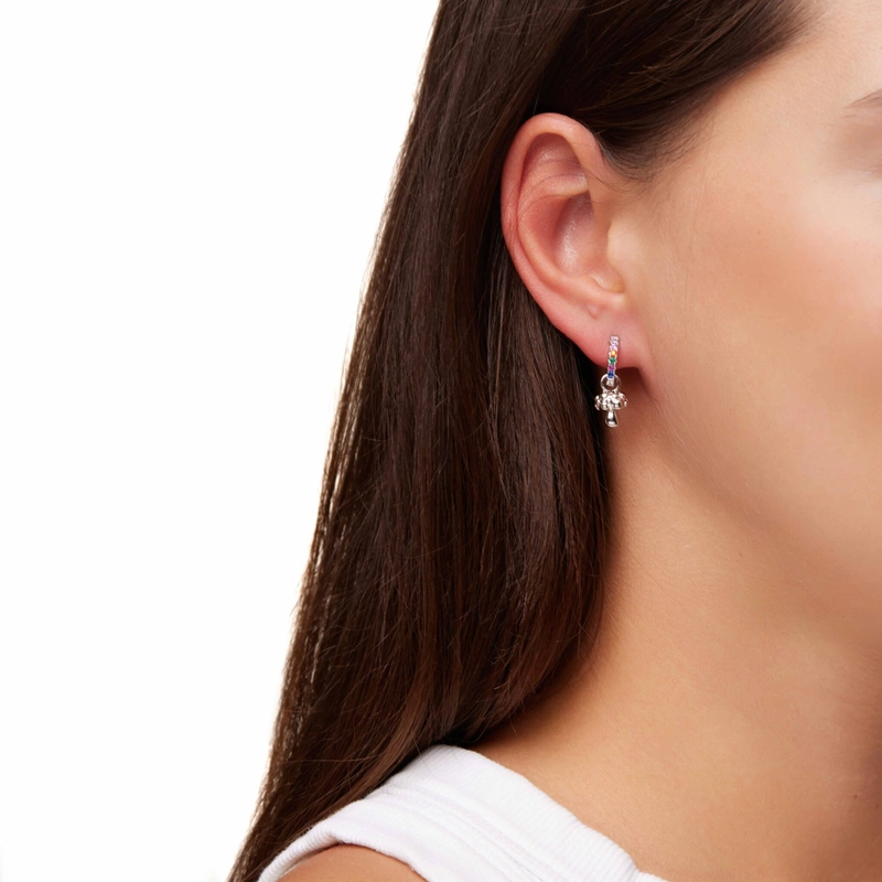 Серьги Грибные – Серебро