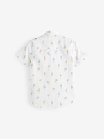 Рубашка с коротким рукавом для мальчика Next 729-910, Белый