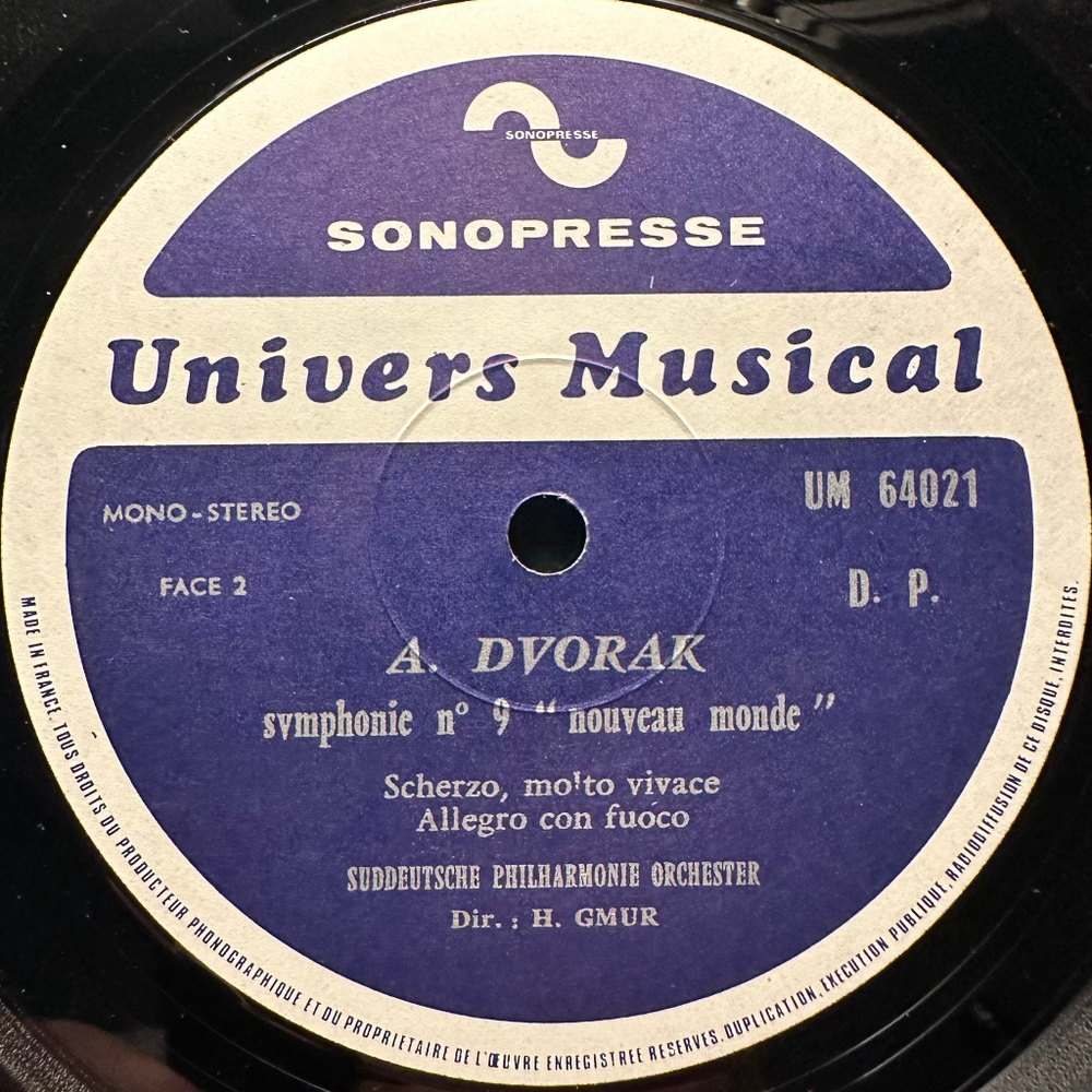 Дворжак ‎– Симфония № 9 «Из нового света» (Франция)