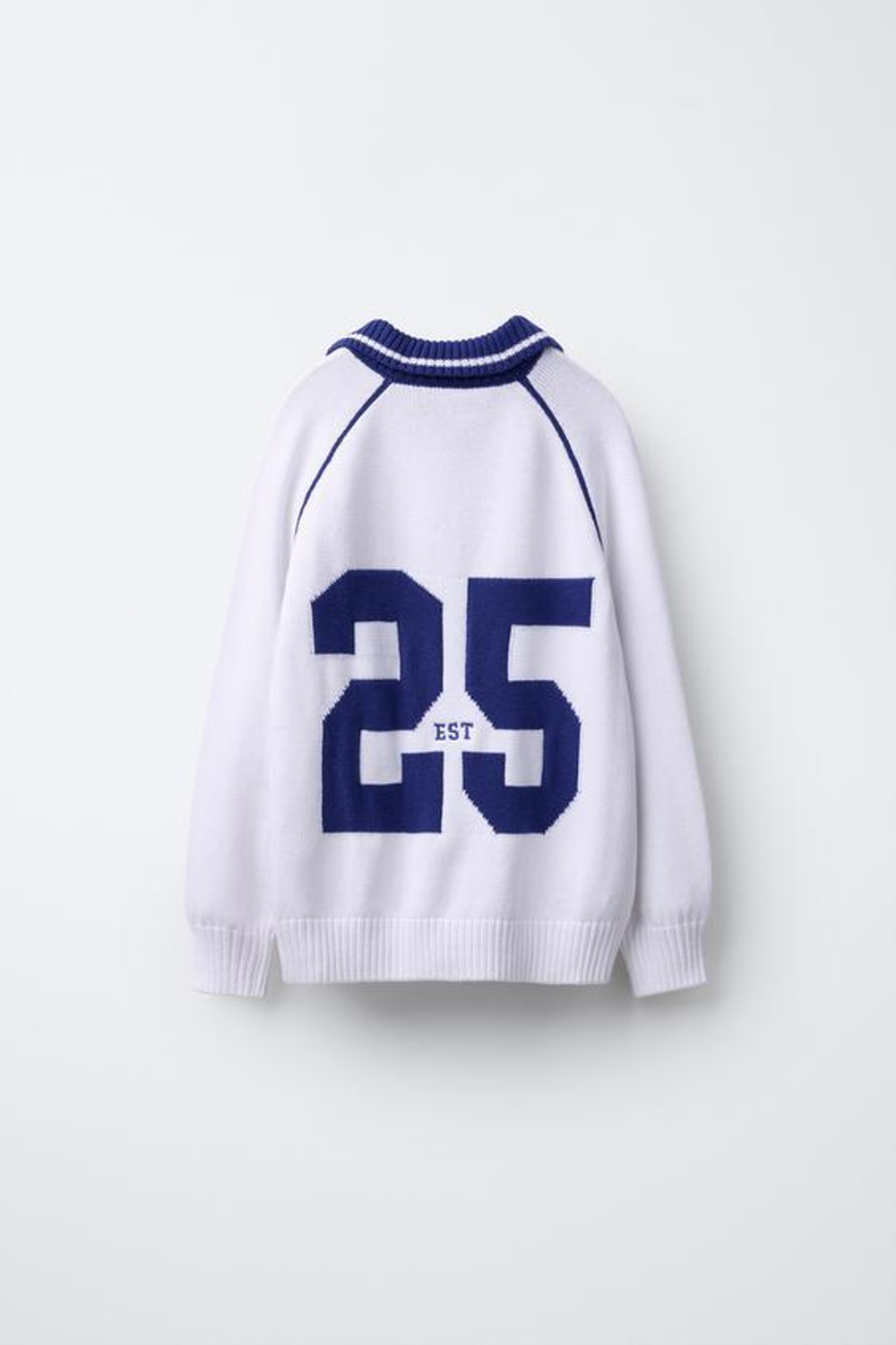 ZARA ДЖЕМПЕР С НАШИВКОЙ NEW YORK GIANTS © NFL, ЭКРЮ/СИНИЙ