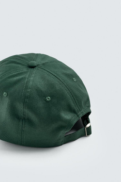 ZARA КЕПКА С КОМБИНИРОВАННОЙ ВЫШИВКОЙ, ЗЕЛЕНЫЙ